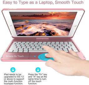 img 2 attached to Touchpad Keyboard Case IPad Generation Tablet Accessories and Bags, Cases & Sleeves