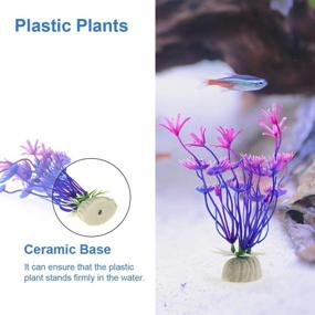 img 1 attached to 🐟 Enhance Your Fish Tank with GreenJoy Shipwreck Rock Decorations Set - Resin Tree Trunk, Barrel & Artificial Plants for 12-20 Gallon Aquariums