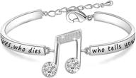 🎭 wusuaned hamilton bracelet: broadway musical inspired girls' jewelry for the ultimate fan experience logo