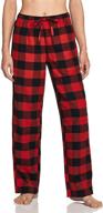 👖 cozy and stylish cqr flannel brushed sleepwear bottoms for women – perfect for lounging and lingerie logo