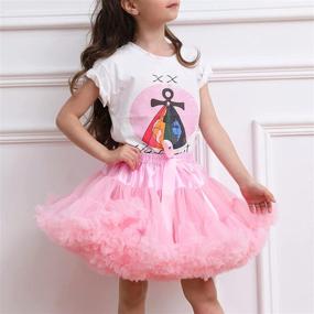 img 2 attached to 👗 XinChangShangMao Fluffy Pettiskirt for Girls' Clothing - Princess Petticoat