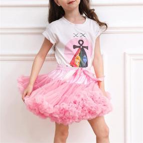 img 1 attached to 👗 XinChangShangMao Fluffy Pettiskirt for Girls' Clothing - Princess Petticoat