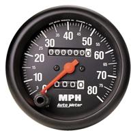 🚘 high-performance auto meter 2690 z-series 3.375" mechanical speedometer for in-dash use logo