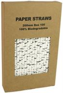 🌱 100-pack biodegradable birch bark paper straws for birthdays, weddings, baby showers, and cyber holiday 2019 celebrations logo