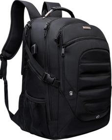 img 4 attached to Versatile Travel Backpack Bookbag with Convenient Charging Compatibility