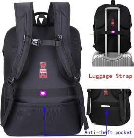 img 1 attached to Versatile Travel Backpack Bookbag with Convenient Charging Compatibility