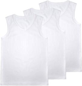 img 4 attached to 👕 JISEN Sleeveless Elastic Cotton T Shirt: Ultimate Comfort and Mobility for Men