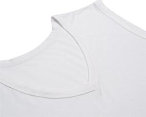 img 1 attached to 👕 JISEN Sleeveless Elastic Cotton T Shirt: Ultimate Comfort and Mobility for Men