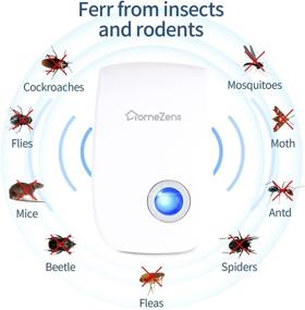 img 3 attached to 🚫 Ultrasonic Pest Repeller 6 Pack - Electronic Indoor Pest Repellent Plug in for Insects, Mosquitoes, Roaches, Fleas, Mice, Spiders, Ants - Safe for Humans & Pets - White