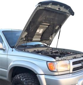 img 1 attached to 🚀 Spiker Engineering ULTIMATE Hood Lift System for 1996-2002 Toyota 4Runner – Effortless 8" Upgraded Hood Opening - High-Quality USA-made Components - Gloss Black Complete Kit