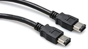 img 1 attached to 🔥 HOSA FIREWIRE Cable - 6-Pin to 6-Pin - 10 ft.