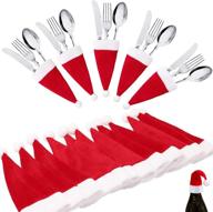 christmas santa silverware holders cutlery holders flatware organizers logo