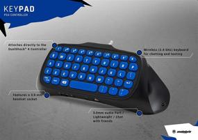 img 3 attached to 🎮 Snakebyte KEY: PAD - Wireless QWERTY Keyboard for PlayStation 4 Controller