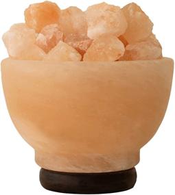 img 3 attached to Enhance Your Space with the Crystal Decor Pink Himalayan Salt Lamp Bowl - Pure, Natural, and Adjustable Lighting