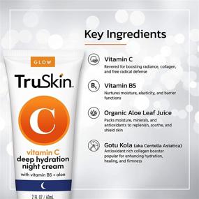 img 1 attached to 🌙 TruSkin Vitamin C Night Cream: Anti Aging & Skin Brightening Collagen Support with Vitamin B5, Botanical Essential Oils, and Organic Aloe Vera for Face, Neck, and Firm Skin