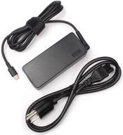 💻 65w usb-c зарядное устройство для ноутбука lenovo thinkpad p52s, t480, t480s, t580, t580p, p53s, t590, t490s, t490, t495, t495s, x1 carbon 6-го поколения, yoga 920, c930, 730-13ikb (4x20m26268) логотип
