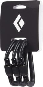 img 3 attached to 🔒 Premium 3-Pack: Black Diamond Hotforge Screwgate Carabiners