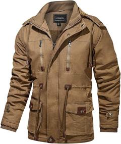 img 4 attached to TACVASEN Military Jackets Winter Pockets Outdoor Recreation in Outdoor Clothing