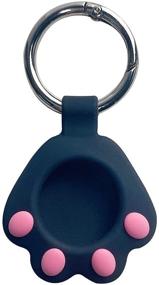 img 4 attached to Gtinna AirTag Silicone Keychain Designed Car & Vehicle Electronics