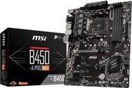 💪 mega performance with msi b450-a pro max am4 atx amd b450 motherboard logo