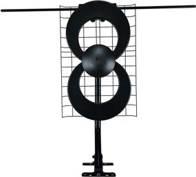 img 4 attached to 📺 ClearStream 2V TV Antenna: 60+ Mile Range, Multi-directional, Indoor/Outdoor, UHF/VHF, Mast with Pivoting Base, Sealing Pads, 4K Ready – Black