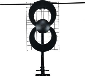 img 3 attached to 📺 ClearStream 2V TV Antenna: 60+ Mile Range, Multi-directional, Indoor/Outdoor, UHF/VHF, Mast with Pivoting Base, Sealing Pads, 4K Ready – Black