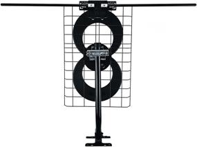 img 1 attached to 📺 ClearStream 2V TV Antenna: 60+ Mile Range, Multi-directional, Indoor/Outdoor, UHF/VHF, Mast with Pivoting Base, Sealing Pads, 4K Ready – Black