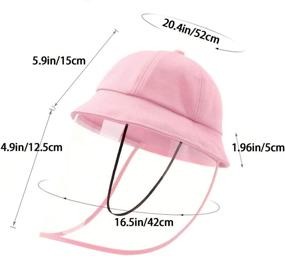 img 2 attached to Sun Protection Hat for Kids - Toddler Summer Beach Bucket Cap for Boys, Girls, and Babies