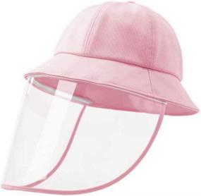 img 4 attached to Sun Protection Hat for Kids - Toddler Summer Beach Bucket Cap for Boys, Girls, and Babies