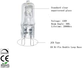 img 1 attached to 💡 Halogen Crystal Chandelier Ceiling Light for Dimming