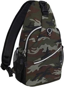 img 4 attached to 🎒 MOSISO Camouflage Backpack Crossbody Shoulder Bag