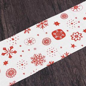 img 1 attached to 🎅 VOSAREA Merry Christmas Toilet Paper: Santa Claus Tissue Roll Featuring Snowflake Pattern – Ultra-Soft Novelty Gift for Table, Living Room, Bathroom