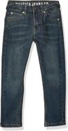 nautica skinny stretch denim driftwood boys' clothing : jeans logo
