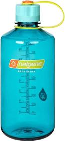img 4 attached to 💧 Nalgene Tritan 32oz Narrow Mouth BPA-Free Water Bottle in Cerulean Blue