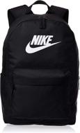 stylish nike heritage backpack 🎒 black white for modern urban explorers логотип