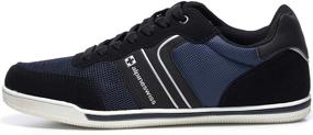 img 3 attached to Alpine Swiss Men's Athletic Tennis Fashion Sneakers