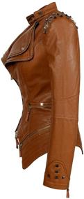 img 2 attached to SX Fashion Studded Perfectly Shaping Women's Clothing in Coats, Jackets & Vests