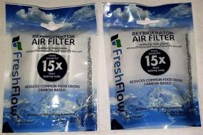 img 1 attached to 🌬️ Enhance Refrigerator Air Quality with Fresh Flow W10311524 Air Filter Cartridge for Whirlpool- 2-Pack