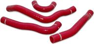 🔴 mishimoto mmhose-evo-10rd silicone radiator hose kit: mitsubishi lancer evo x 2008-2015 red - top performance and durability logo