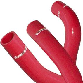 img 3 attached to 🔴 Mishimoto MMHOSE-EVO-10RD Комплект силиконовых радиаторных шлангов: Mitsubishi Lancer Evo X 2008-2015 Красный - Высокая производительность и долговечность