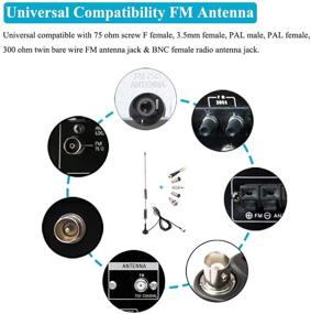 img 3 attached to Fancasee Universal FM Antenna with Magnetic Base: 75 Ohm, Premium Quality