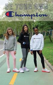 img 1 attached to 👚 Champion Heritage Raspberry Girls' Sweatshirts: Stylish Clothing for Active Girls