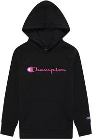 img 3 attached to 👚 Champion Heritage Raspberry Girls' Sweatshirts: Stylish Clothing for Active Girls