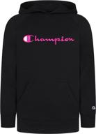 👚 champion heritage raspberry girls' sweatshirts: stylish clothing for active girls logo
