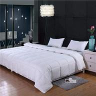 🛌 одеяло grayeagle bedding co. all season down alternative: ultimate king size (120" x 120") - 127 унций наполнителя для роскошного опыта постельного белья логотип