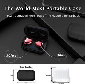 img 2 attached to 🎧 Sontinh CoolBuds2: Upgraded Wireless Earbuds 2021 - Stylish Purple Bluetooth Headphones for Android with Premium Acoustics and 30H Playtime