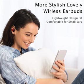 img 3 attached to 🎧 Sontinh CoolBuds2: Upgraded Wireless Earbuds 2021 - Stylish Purple Bluetooth Headphones for Android with Premium Acoustics and 30H Playtime