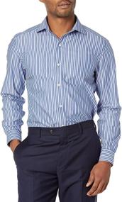 img 4 attached to BUTTONED Fitted Spread Collar Non Iron Bengal Men's Clothing for Shirts