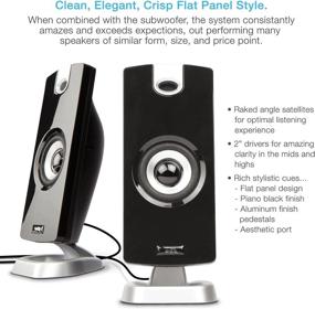 img 2 attached to Cyber Acoustics 2.1 Subwoofer Speaker System (CA-3090) Green – Powerful Audio for Music, Movies, Gaming, and Multimedia on Computer Laptops
