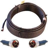 black wilson electronics 75 ft. ultra low loss coax cable wilson-400, n-male to n-male (952375) logo